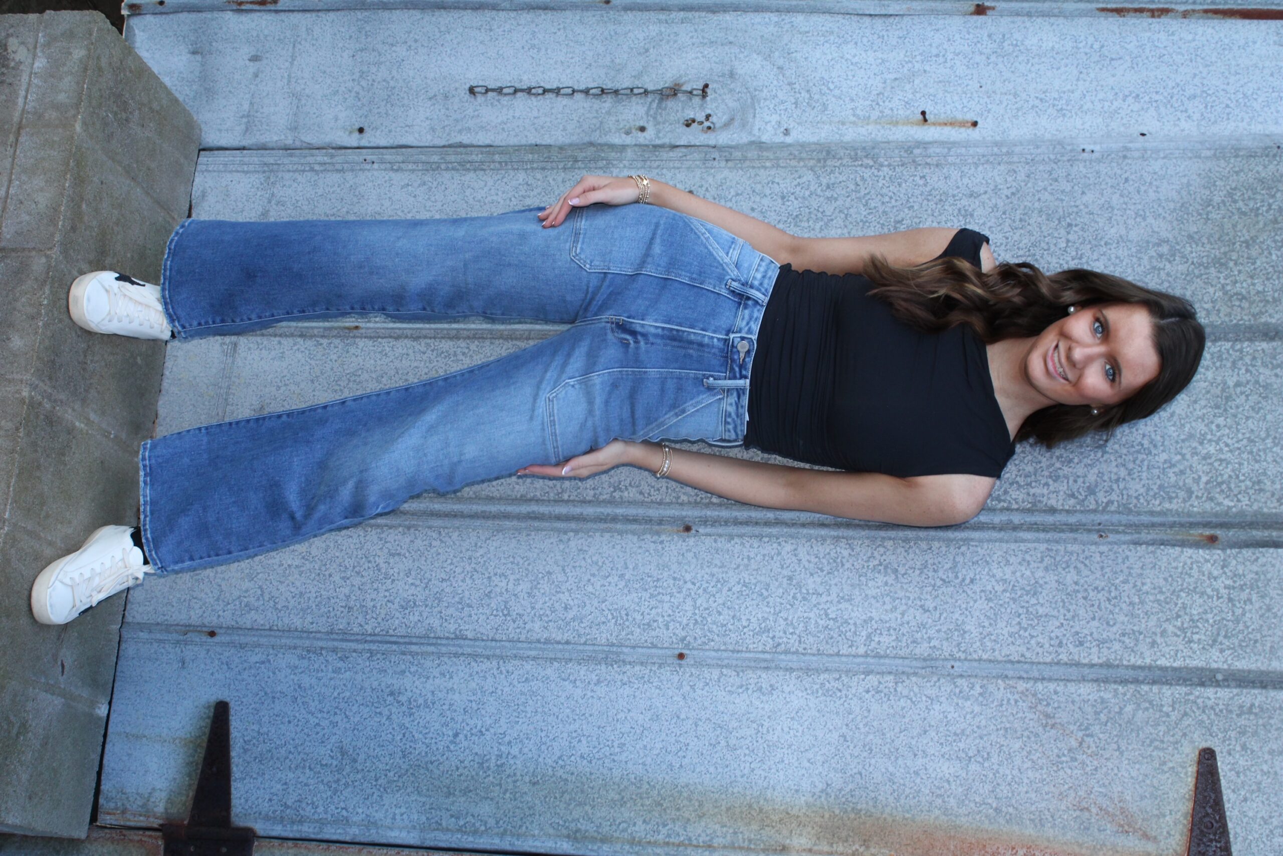 High Rise Cargo Pocket Wide Leg