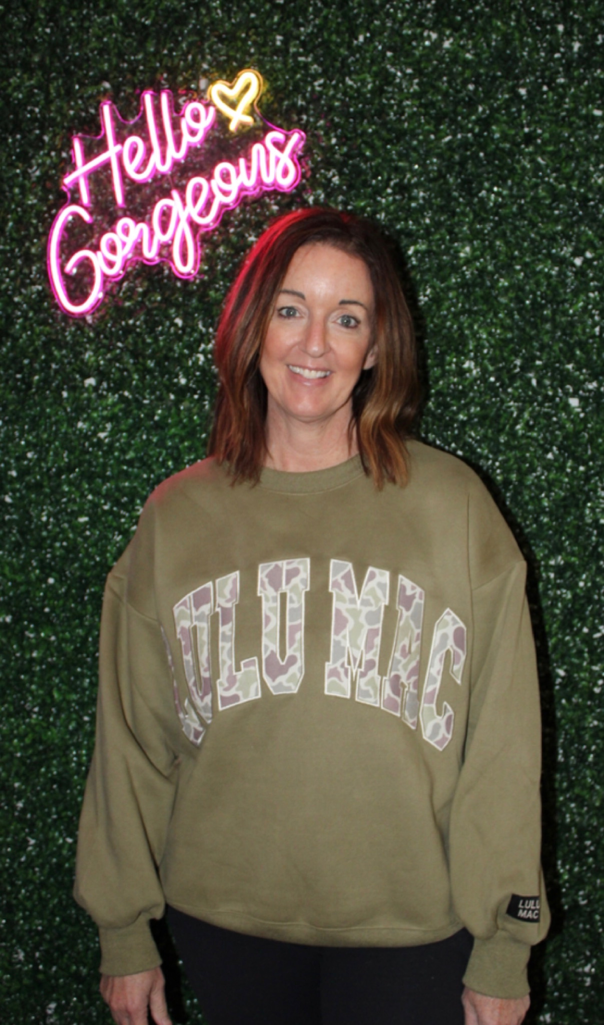 Green Camo Lulumac Crewneck